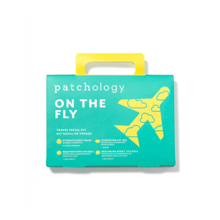 Набір для обличчя Patchology On The Fly Travel Facial Kit — маска для зволоження, нічні патчі, антивікові патчі, патчі для губ