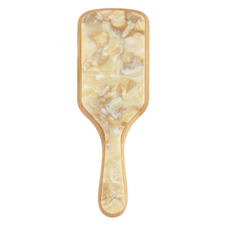 Бамбукова щітка для волосся EMI JAY Bamboo Paddle Brush in Chantilly — чистий бамбук, антистатичний ефект, зменшення