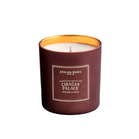 Аромасвічка Atelier Rebul Ciragan Palace Scented Candle 210g — без парабенів і фталатів, створює теплу затишну атмосферу,