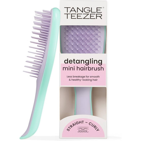 Щітка Tangle Teezer The Ultimate Detangler Mini Wisteria Leaf — запатентована форма, ергономічна ручка, масаж шкіри голови,
