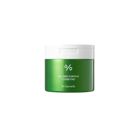 Пади тонізуючі Dr.Ceuracle Tea Tree Purifine Toner Pad 60 шт — трикутна форма, екстракт чайного дерева, ніацинамід, саліцилова