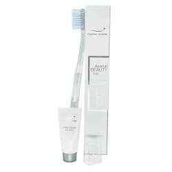 Swiss Smile Dental Beauty Kit — діамантова зубна паста 5мл та прозора щітка — ювелірне полірування, діамантовий пил, ефект