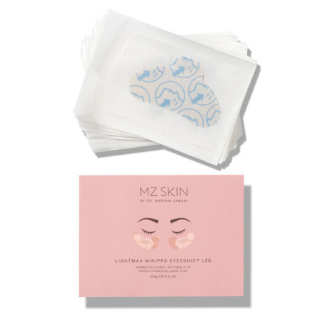 Патчі для LED маски MZ Skin Lightmax Minipro Eyeconic LED 20шт — біоактивний пептид, гіалурон, ніацинамід — вигляд товару