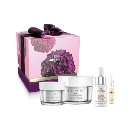 Monteil FeelSatin Winterberry Christmas Box 2025 — різдвяний подарунковий набір з кремом, сироваткою, кремом під очі та