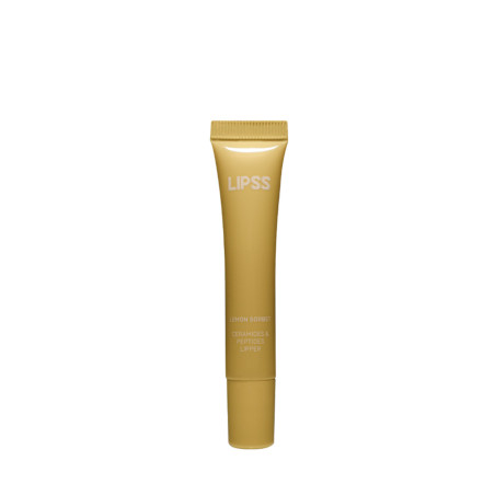 Блиск для губ LIPSS Butter Croissant Ceramides Peptides Lipper 8 мл — нюдово рожевий з ароматом круасана, збільшує об'єм губ —