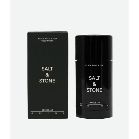 Натуральний дезодорант SALT STONE Natural Deodorant Black Rose Oud 75g — нейтралізує запах, доглядає за шкірою пахв — вигляд