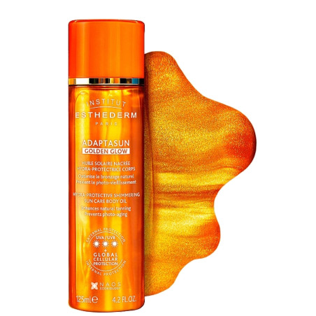 Institut Esthederm Adaptasun Golden Glow Sun Care Body Oil 125 мл — захист від сонця, рівномірна засмага, антиоксидантна дія,