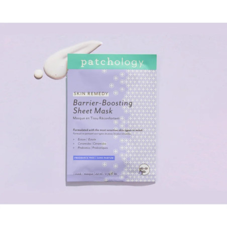 Patchology Skin Remedy Barrier-Boosting Sheet Mask 22 мл — тканинна маска, відновлення бар'єру, глибоке зволоження, для