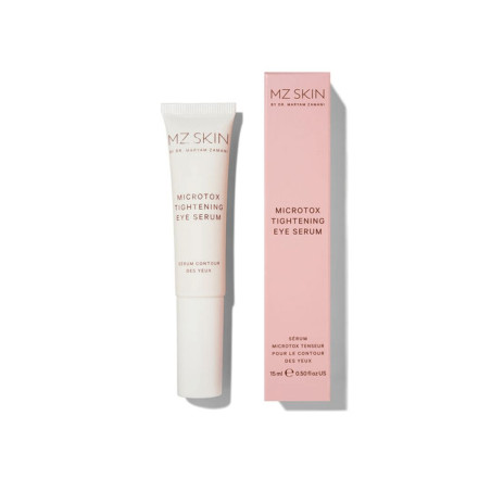 MZ Skin Microtox Tightening Eye Serum 15 мл — підтягуюча сироватка для очей, тетрапептиди, гіалурон, екстракт перцю — вигляд