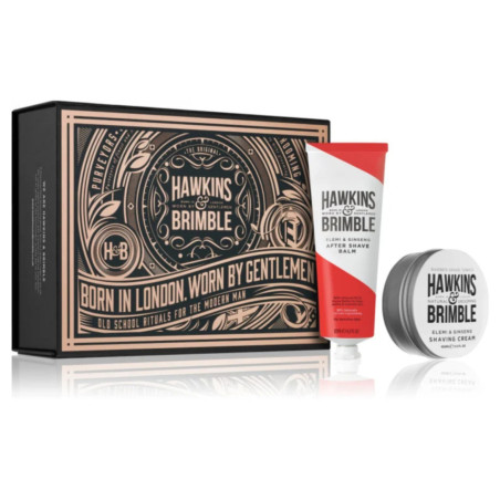 Набір для гоління Hawkins & Brimble Grooming 100/125ml — забезпечує бездоганне ковзання леза, миттєво знімає почервоніння —