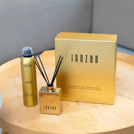 Подарунковий набір (аромадифузор для дому 100 мл, піна для душу 250ml) JANZEN Gift Set S Home Body Euphoria — ароматерапія,