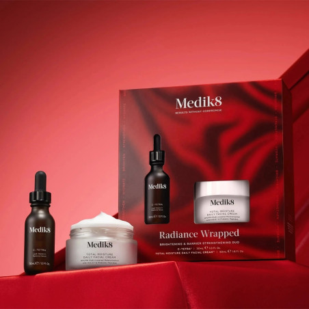Medik8 Radiance Wrapped Kit — вітамін С антиоксиданти глибоке фізіологічне зволоження — текстура