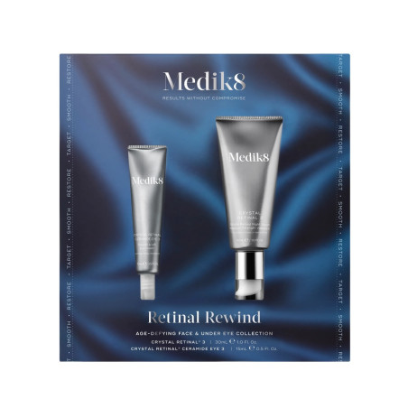 Лімітований набір для омолодження шкіри Medik8 Retinal Rewind Kit — сироватка Crystal Retinal 30мл, крем Crystal Retinal Eye 3,