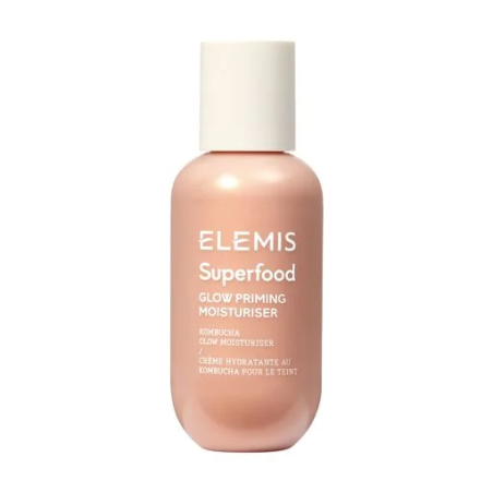 Зволожувальний праймер для сяйва шкіри ELEMIS Superfood Glow Priming 60ml — з комбучею, олією насіння зел. чаю, фермент.