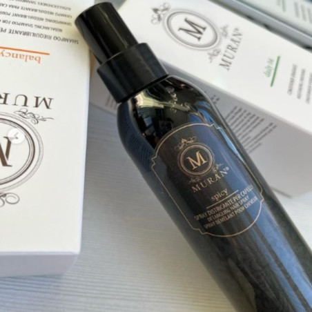 Спрей для легкого розчісування MURAN Spicy Spray 04 200мл — олія чорного перцю, чорний чай, термозахист, зменшення ламкості,