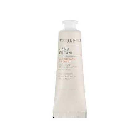 Крем для рук Atelier Rebul Lemongrass Honey Hand Cream 30ml — інтенсивне зволоження та живлення, трав'янисто-цитрусовий аромат,