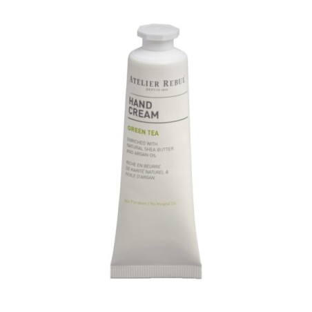 Крем для рук Atelier Rebul Green Tea Hand Cream 30ml — інтенсивне зволоження, живлення та пом'якшення шкіри, освіжаючий аромат