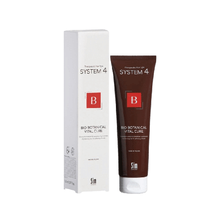 Бальзам біоботанічний для шкіри голови Sim Sensitive System 4 Bio Botanical Vital Cure з протеїнами пшениці та ментолом 150 мл