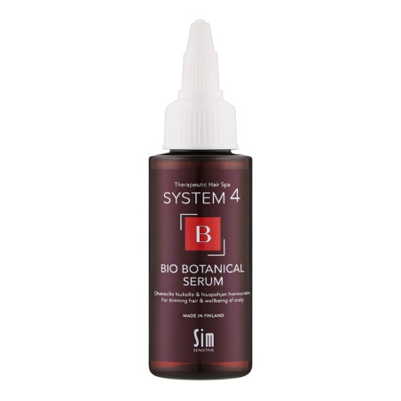 Сироватка біоботанічна для росту волосся Sim Sensitive System 4 Bio Botanical Serum з ментолом та кропивою 50 мл — стимуляція