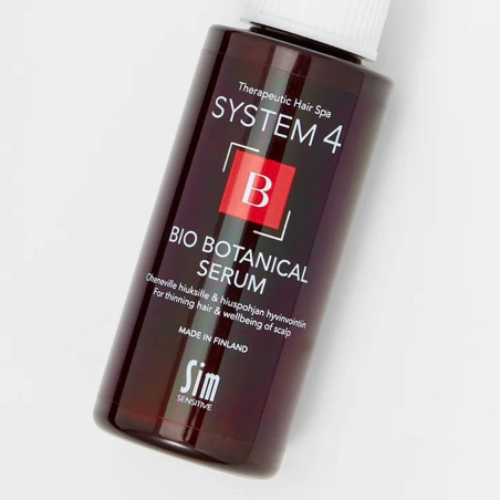 Сироватка біоботанічна для росту волосся Sim Sensitive System 4 Bio Botanical Serum з ментолом та кропивою 50 мл — відновлення
