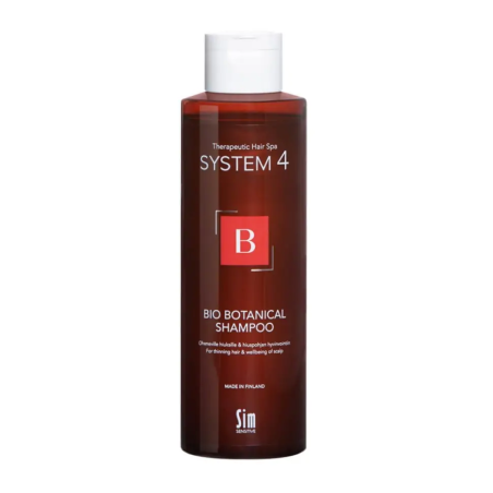Шампунь Sim Sensitive System 4 Bio Botanical Shampoo 250 мл — біоботанічний засіб проти випадіння волосся, з саліциловою
