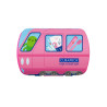 Набір Curaprox Kids Travel Set рожевий: щітка, паста 10 мл, йоржики — професійний догляд за зубами дітей, запобігання карієсу —