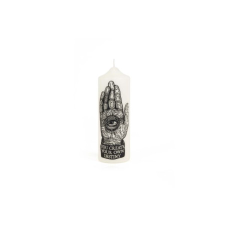 Візіонерська свічка-стовп Coreterno Visionary Pillar Candle Palmistry — втілення досконалості ручної роботи, що втілює багаті