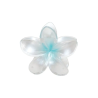 Заколка для волосся EMI JAY Super Bloom Clip in Aqua Pearl — прозора з голубим, біорозкладаний ацетат — упаковка