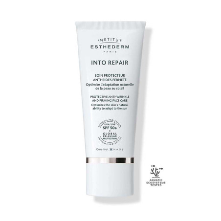 Крем омолоджуючий Institut Esthederm Into Repair SPF50 Face Care 50 мл — запобігання фотостарінню, розгладження зморшок,