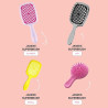 Щітка для волосся JANEKE SUPERBRUSH SMALL біла з чорним — рівномірне нанесення масок, мінімізація ламкості — аплікація