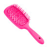 Щітка для волосся JANEKE SUPERBRUSH SMALL рубінова з фіолетовим — антистатичний ефект, гнучкі зубці, дихаюча основа — текстура