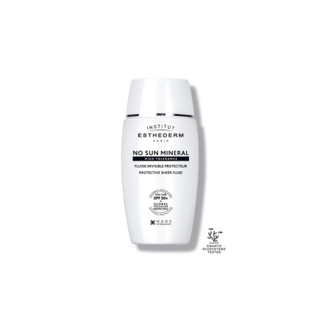 Флюїд ультралегкий з тоном Institut Esthederm No Sun Mineral Protective Sheer Fluid 40 мл — 100% мінеральна формула, оксид