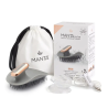 MANTA Pulse Brush Grey — рівномірний розподіл шампуню, блиск, м'якість, тримач — деталі