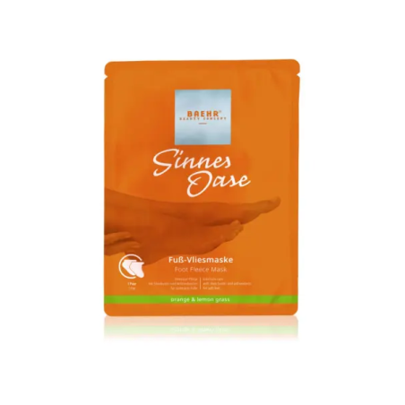 Маска для стоп BAEHR Sinnes Oase Foot Fleece Mask 16g — з екстрактами анісу, кокоса, софори, оліями апельсина та макадамії, для