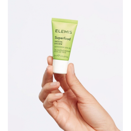 ELEMIS Superfood Matcha Eye Dew 15ml — зняття втоми, охолодження, запобігання зморшок, зволоження, всі типи шкіри — вигляд