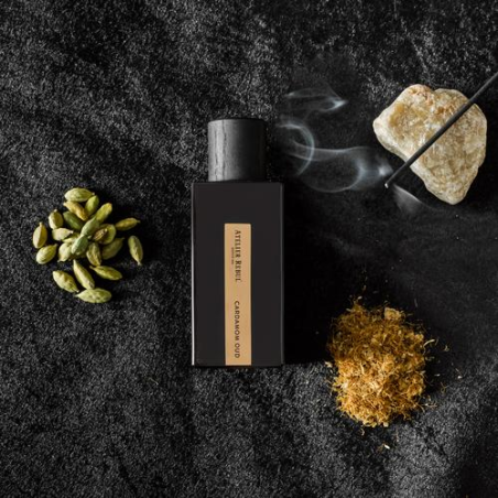 Парфуми Atelier Rebul Cologne Absolue Cardamom Oud 100ml — з нотами листя тютюну, моху, палісандру та ладану, для використання