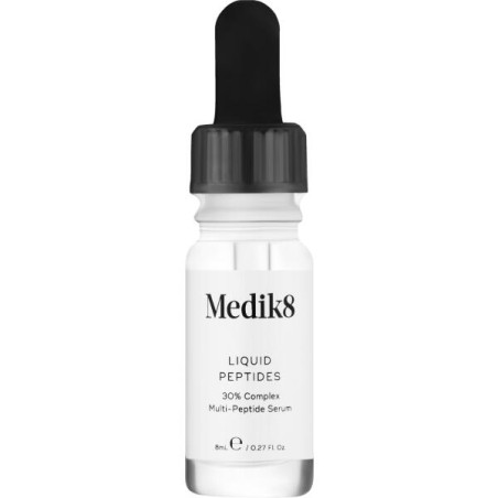 Мініформат Мультипептидна сироватка Medik8 Liquid Peptides 8ml — з пептидом міді, MATRIXYL™ 3000, карнозином, для глибокої