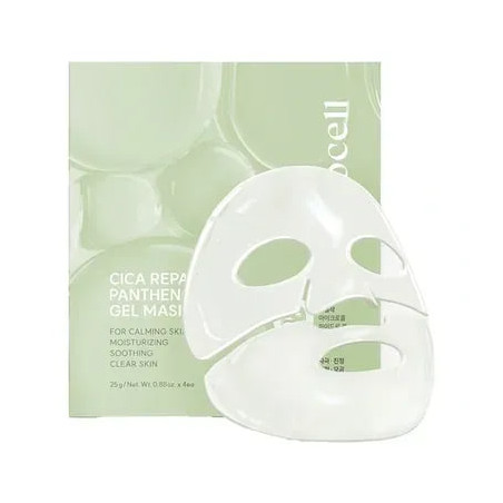 Маска відновлювальна гідрогелева Arocell Cica Repair Panthenol Gel Mask 25 г — з екзосомами центели та пантенолом для глибокого