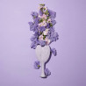 Щітка для волосся Tangle Angel Re:Born Lilac — фіолетовий / сірий, гнучкі щетинки Memory-Flex™, еко-свідомий дизайн — вигляд