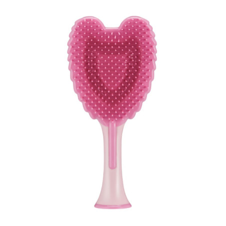 Щітка для волосся Tangle Angel 2.0 Gloss Pink — рожевий / рожевий, гнучкі хвилясті щетинки, глянцеве покриття — вигляд товару