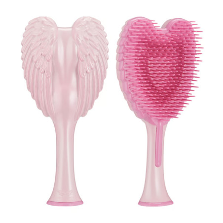 Щітка для волосся Tangle Angel 2.0 Gloss Pink — Memory-Flex™ Bristles, Ex-Static™ Anti-Static Strip, антибактеріальний захист —