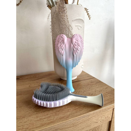 Щітка для волосся Tangle Angel 2.0 Ombre Rose Pink / Serenity Blue — Memory-Flex™ Bristles, Ex-Static™ Anti-Static Strip,