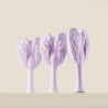 Щітка для волосся Tangle Angel 2.0 Soft Touch Lilac — зубці різної довжини, розгладжування кутикули, термостійкість до 120°C —