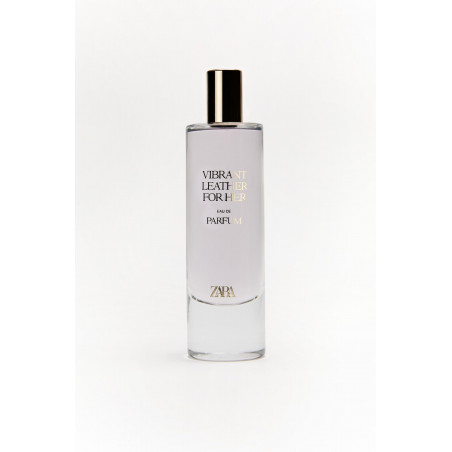 ZARA VIBRANT LEATHER FOR HER 80ml — вишуканий аромат з нотами ягідної червоної смородини, свіжості пачулі та елегантності шкіри