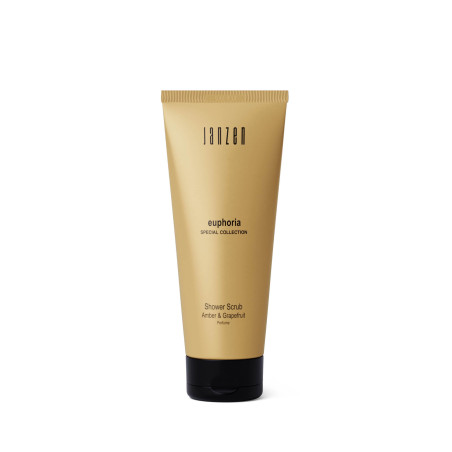 Гель-скраб для душу JANZEN Euphoria Shower Scrub 200 ml — для м'якої ексфоліації шкіри, зволоження та надання сяйва, аромат
