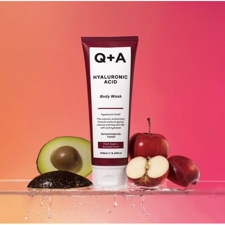 Очищувальний гель для тіла Q+A Hyaluronic Acid Body Wash з гіалуроновою кислотою, екстрактом водорості 250 ml — фото 2