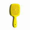 Щітка для волосся JANEKE SUPERBRUSH лимонна — делікатний масаж, легке розплутування, не електризує, підходить для мокрого
