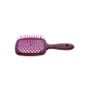 Щітка для волосся JANEKE SUPERBRUSH рубінова з фіолетовим — італійська технологія, бджолині стільники, делікатне розчісування —