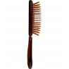 Щітка для волосся JANEKE SUPERBRUSH SMALL коричнева — італійська технологія, бджолині стільники, делікатне розчісування —