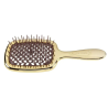 Щітка для волосся JANEKE SUPERBRUSH SMALL AUSP 235 золото з коричневим, бджолині стільники, антистатичний контроль — вигляд